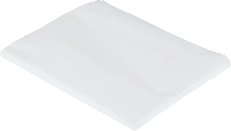Creavvee Decoupage - Papel de seda (50 x 70 cm, 25 hojas), color blanco — Envoltorio regalo
