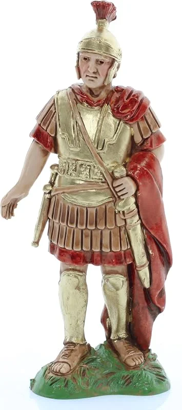 Visita la tienda de Moranduzzo Moranduzzo Centurión para Belén de 12 Cm Escala 1:15 - Figuras de Belén Indestructibles - Estilo 700', Pintura Acabada a Mano, Producto Oficial, Escultor M. Landi — Decoracion Navidad