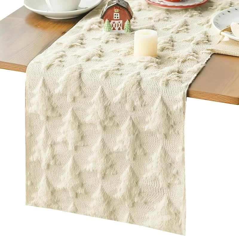 UJBVCX Camino de Mesa Navidad Decoracion de Mesa Navidad 183*33cm — Hogar y cocina