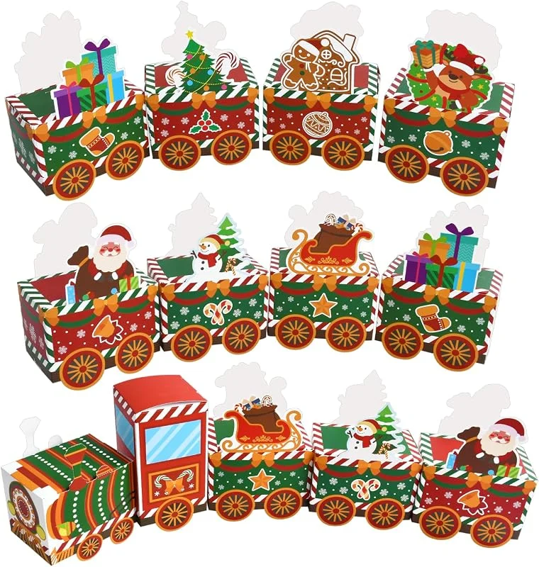YAJIMAOY Calendario de Adviento para Rellenar DIY, 24 Piezas Caja Calendario Adviento de Navidad, Cajas de Regalo para Niños Mujeres Hombres, Calendarios de Navidad Rellenable, Decoración para Navidad — Adviento y mesa