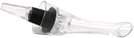 tooloflife T&F - Boquilla para airear el vino, antigoteo, decantador de vino, vertedor, ventilación de vidrio, decantador de vino tinto, accesorio de ventilación para botellas, regalo de cumpleaños para mujer — Vino y mesa festiva