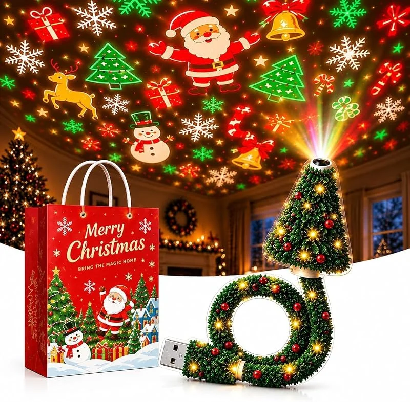 Generic Proyector de Navidad, proyector de Navidad HD Plug and Play — Luces Navidad