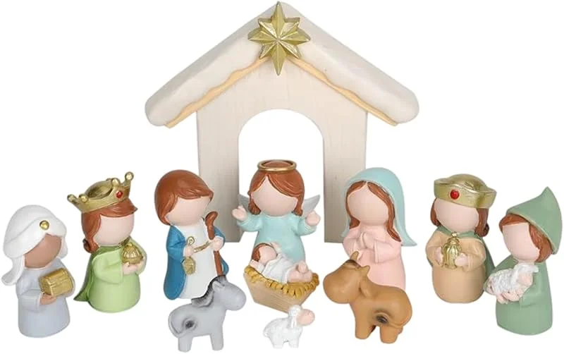 Generic Belén de Navidad 12 Piezas Figuras Religiosas — Decoracion Navidad