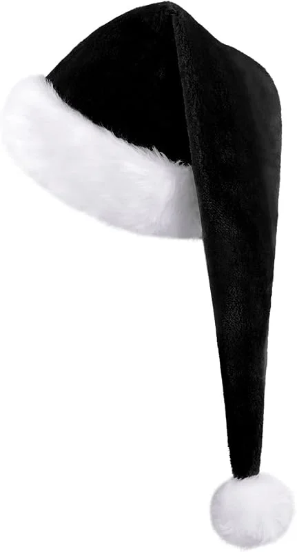 Visita la tienda de KONVINIT KONVINIT Gorro Navideño Cálido para Adultos - Sombrero Rojo de Santa Claus - Gorro Largo de Navidad — Ropa Navidad