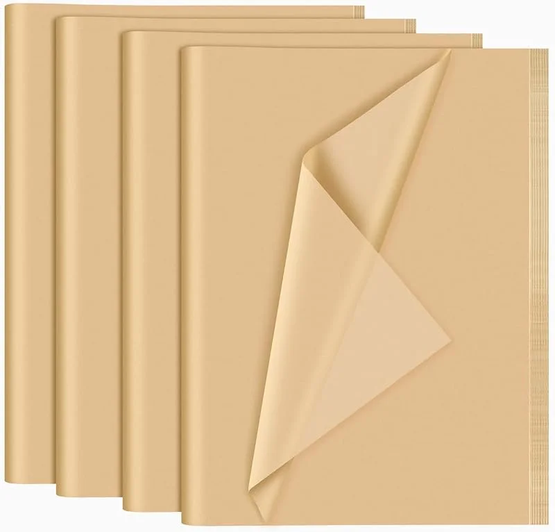 Visita la tienda de NEBURORA NEBURORA 120 Hojas Papel de seda Kraft 35 x 50 cm Marrón Papel de seda para envolver a granel para bolsas de regalo Embalaje Relleno floral Manualidades Cumpleaños Navidad Decoración de Halloween — Envoltorio regalo