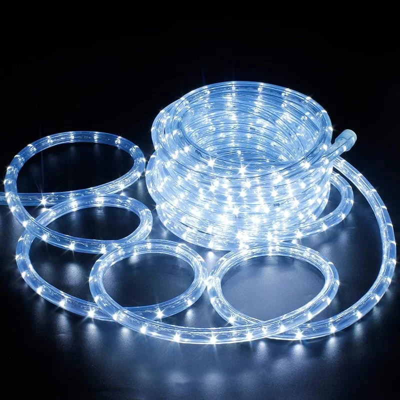 Forever Speed 6 Metros Tubo de Luz LED Luces de Colores Tira de Manguera Exterior e Interior Blanco Frío — Luces Navidad