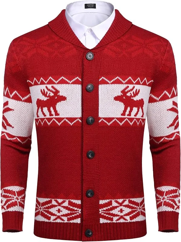 Visita la tienda de COOFANDY Coofandy Cárdigan Vaj007919 para Hombre ( ) — Ropa Navidad