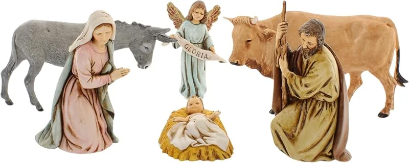 Visita la tienda de Moranduzzo Moranduzzo Natividad 6 Figuras para Belén de 11 Cm Escala 1:20 - Figuras de Belén Indestructibles - Estilo 700', Pintura Acabada a Mano, Producto Oficial, Escultor M. Landi — Decoracion Navidad