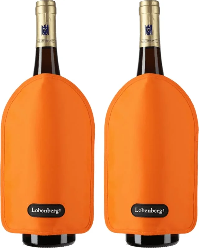 Lobenbergs Funda de enfriamiento para vino, champán y champán (2 horas de tiempo de — Vino y mesa festiva