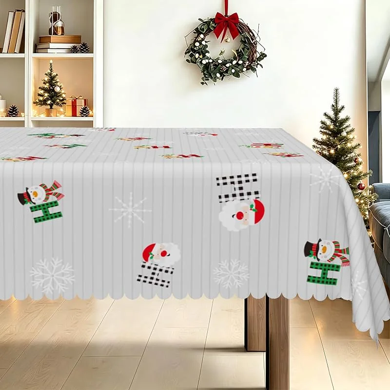 Visita la tienda de MIRRORANG 140x180cm Mantel navideño impermeable con forma de muñeco de nieve — Hogar y cocina