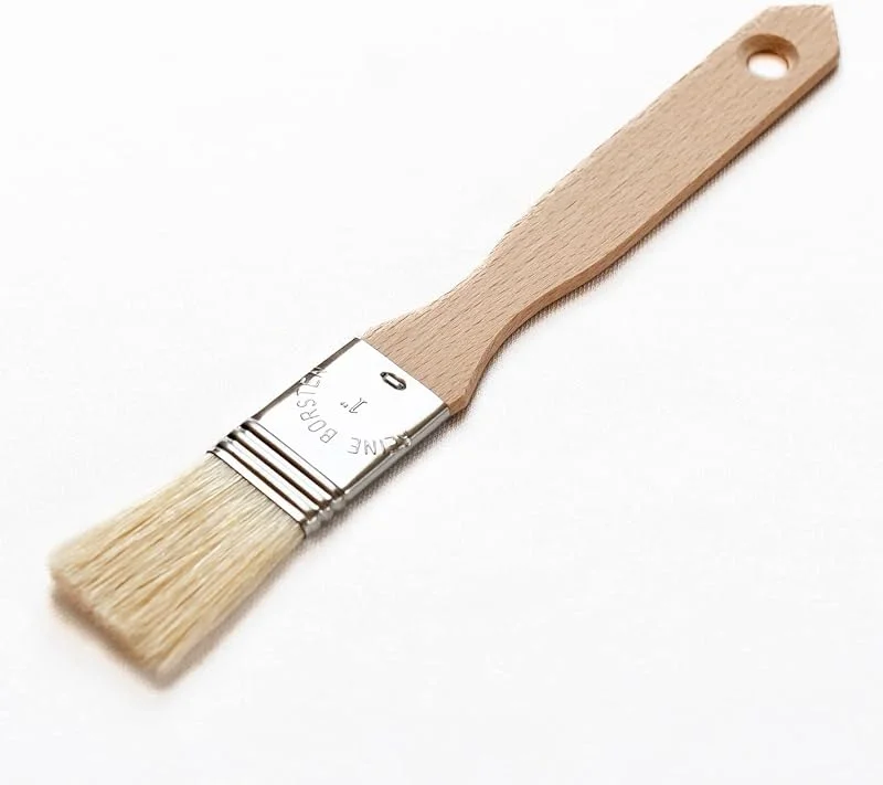 Visita la tienda de Chinchilla Chinchilla® Pincel para hornear de Navidad de madera de haya, fabricado en Alemania, cepillo doméstico para hornear, cocinar, asar a la parrilla y al aire libre, cerdas naturales flexibles, mango de — Hogar y cocina