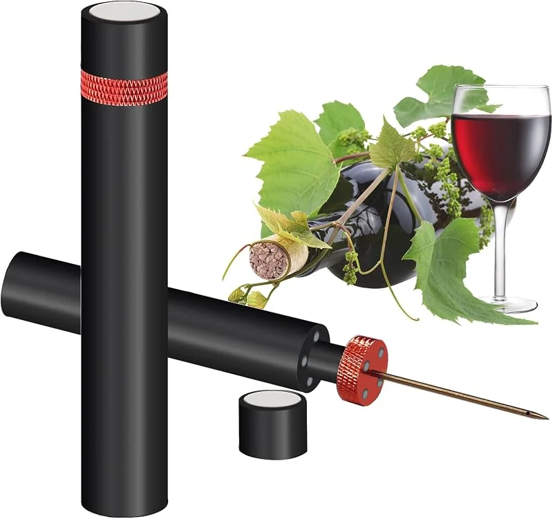 Visita la tienda de JOQINEER Sacacorchos portátil de bolsillo con bomba de presión de aire para botellas de vino — Vino y mesa festiva