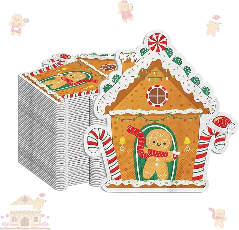 GgiAvbn 40 servilletas navideñas, decoración de mesa, servilletas navideñas — Adviento y mesa