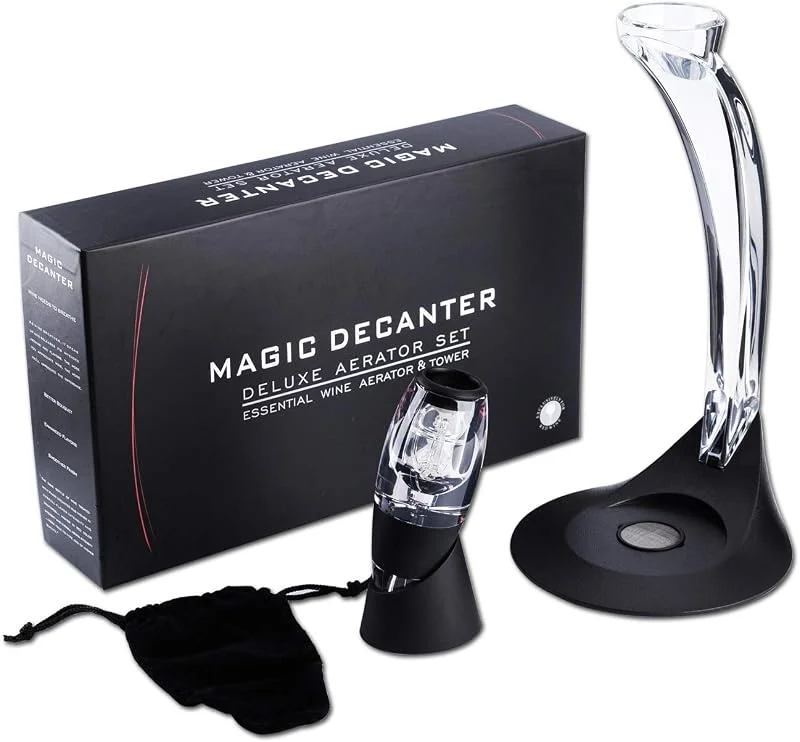 US Sense decantador de vino aireador para Navidad y vacaciones regalo (Wine Gift Set) — Adviento y mesa