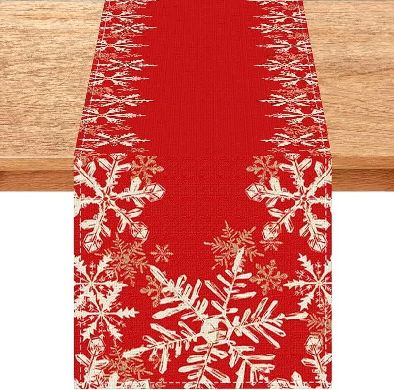 OuryTech Camino de Mesa de Navidad, decoración navideña b — Hogar y cocina