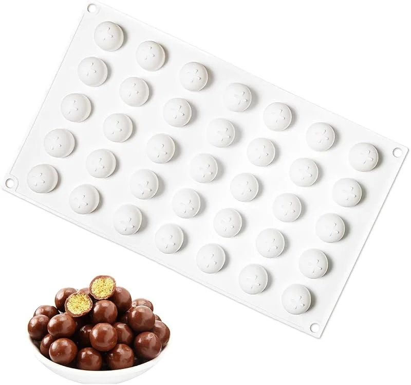 EXIN DEHCEN Moldes De Silicona Esferas, 35 Cavidades Ø 2cm Moldes Esferas Pequeñas — Hogar y cocina
