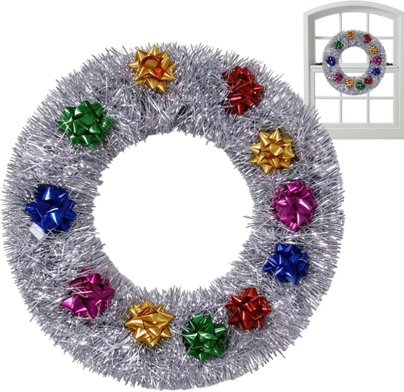 Generic Corona de Navidad para puerta, guirnalda musical iluminada, decoración — Decoracion Navidad