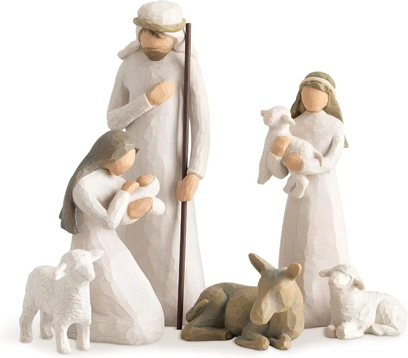 Willow Tree, Figura de Belén con Pastor — Decoracion Navidad