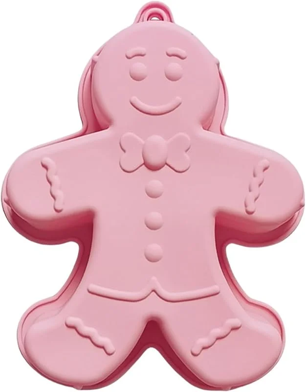 Generic Moldes de silicona con forma de hombre de jengibre para hornear — Hogar y cocina