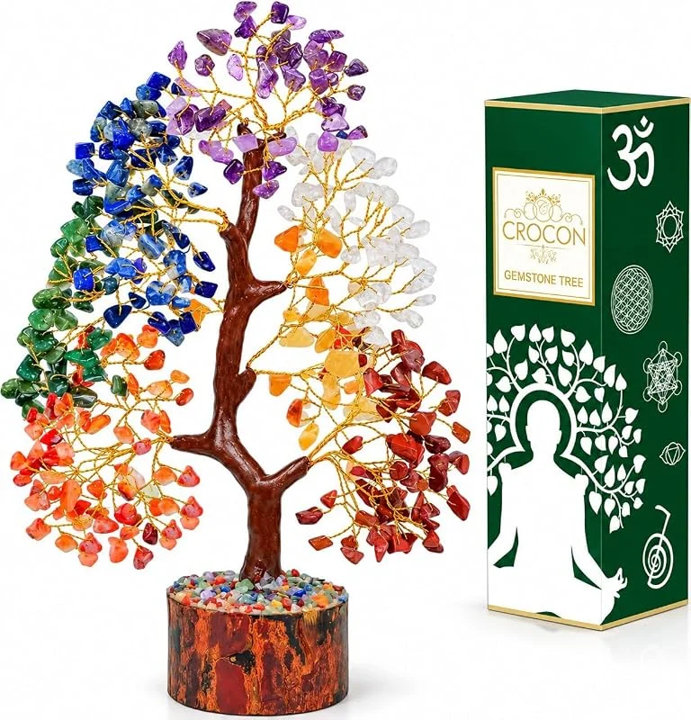 Visita la tienda de Crocon Siete Chakras Árbol de la Vida de los para Obtener energía Positiva, árbol — Decoracion Navidad