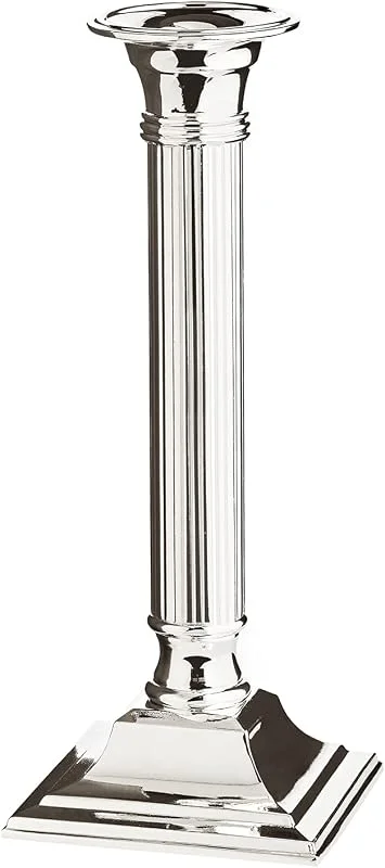 Visita la tienda de EDZARD EDZARD Candelero Lincoln acanalado (H 23 cm), resistente al deslustre — Cena a la luz de velas