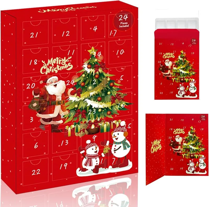 MORAINJAY Calendario de Adviento Navidad 24 Cajas Vacías para Rellenar — Adviento y mesa