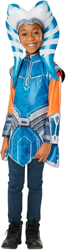Visita la tienda de Rubies Rubies Disfraz Ahsoka Tano Classic para niñas y niños, Túnica y accesorio para la cabeza, Oficial Star Wars para Carnaval, Navidad, Cumpleaños, Fiestas y Halloween. — Ropa Navidad