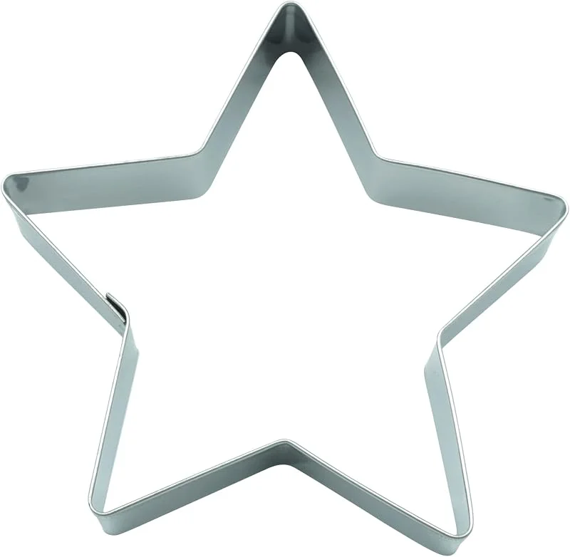 BekkiB - Cortador de galletas "estrella" - Molde grande de 11, 3 cm de diámetro - Para hornear galletas y pan de jengibre - Apto para lavavajillas - 2244 — Hogar y cocina