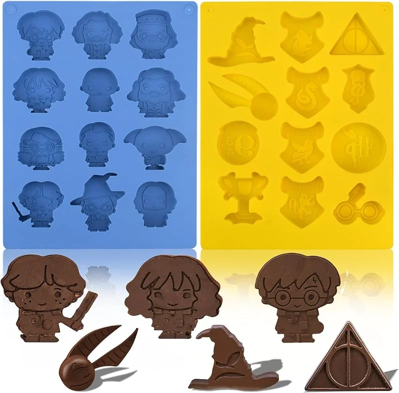 behone Molde de silicona para bombones (2 unidades), diseño de, Adecuado para hacer chocolate, cubitos de hielo, dulces y muffins — Hogar y cocina