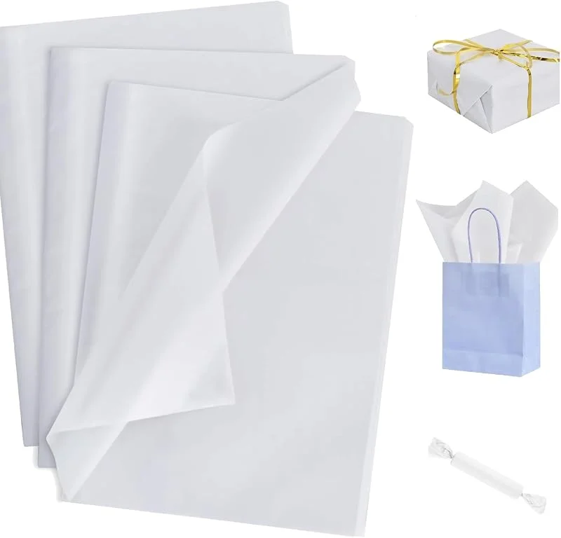 WQNNQW Papel de seda blanco, 60 hojas, 50 x 35 cm, seda — Envoltorio regalo