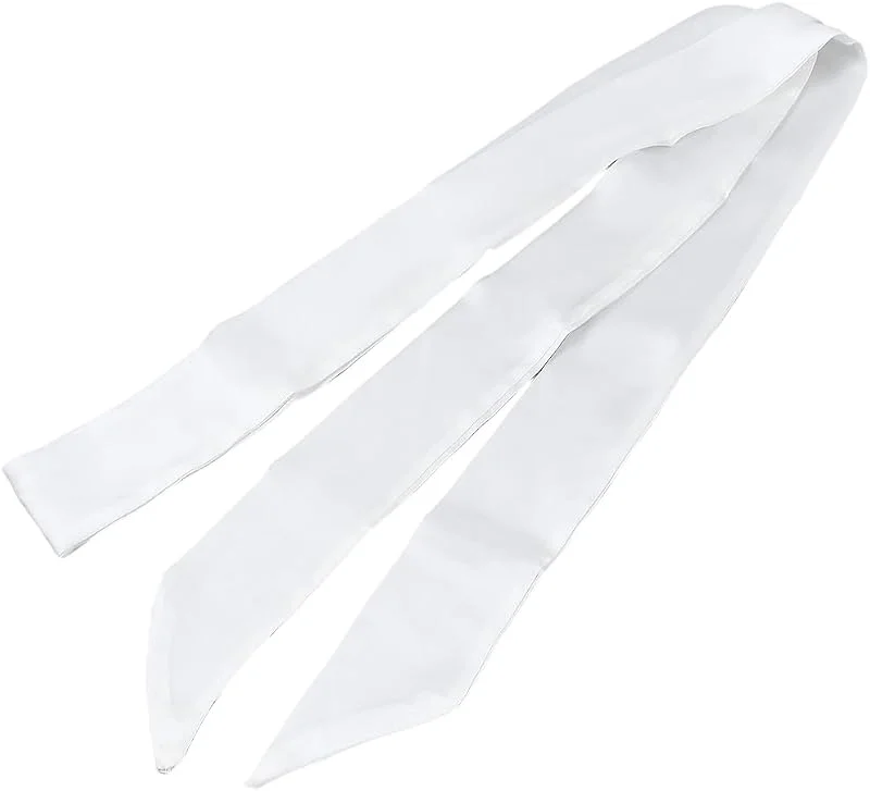 Visita la tienda de GORGECRAFT GORGECRAFT 2 pañuelo Blanco Delgado de Color Liso Pañuelo Largo Faja Corbata de Satén Elegante Cinta para la Cabeza Corbata para Mujer Camisas Blusas Vaqueros Vestidos Adornos para Asas de Bolso. — Ropa Navidad
