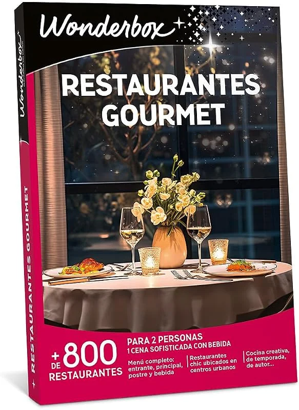 Visita la tienda de WONDERBOX WONDERBOX - Caja Regalo - Restaurantes Gourmet - para 2 Personas — Envoltorio regalo