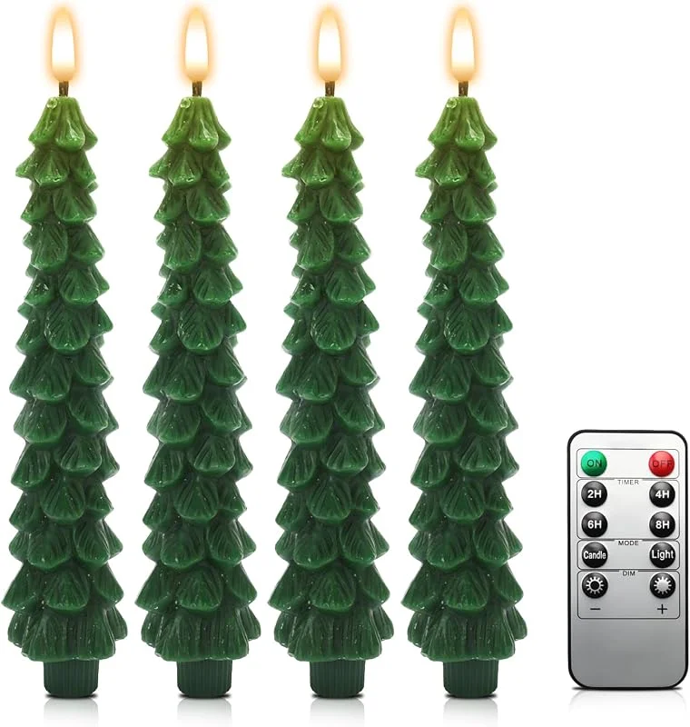 Roadtime Velas para árbol de Navidad con mando a distancia y temporizador — Luces Navidad