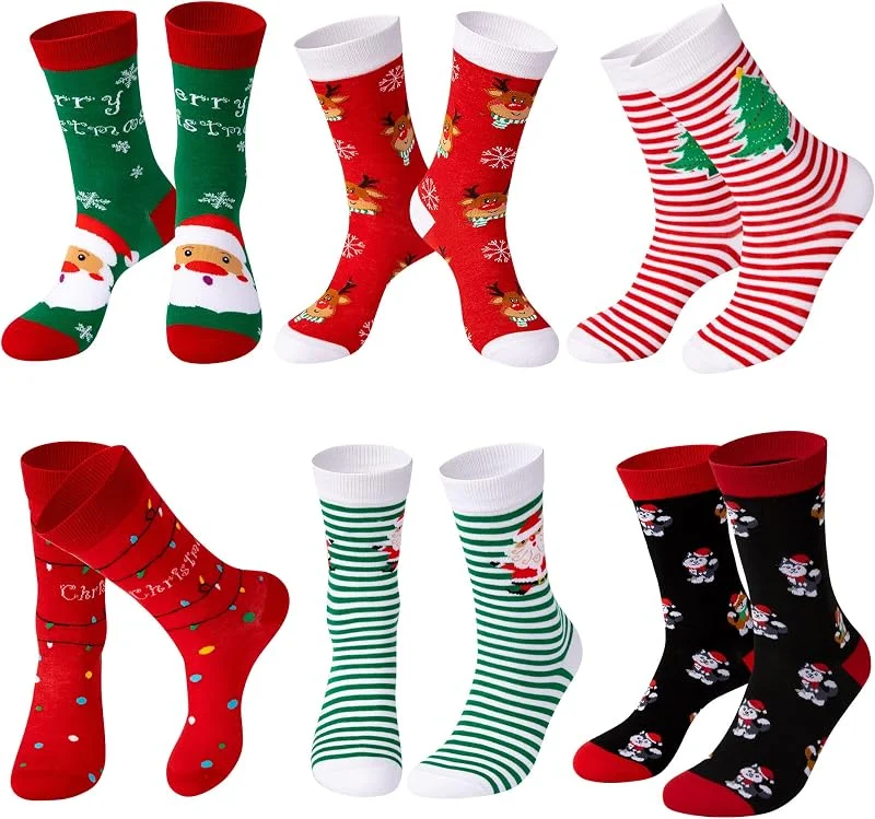 Lounwee Calcetines de Navidad B 1 Mujer — Decoracion Navidad
