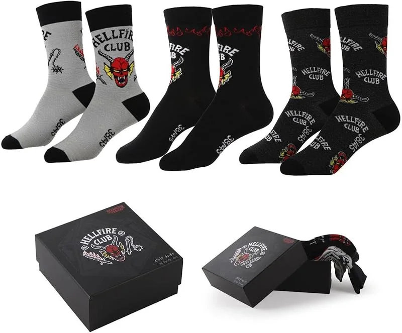 Visita la tienda de CERDÁ LIFE'S LITTLE MOMENTS Stranger Things Hellfire Club Unisex Calcetines multicolor 66% algodón, 32% poliéster, 2% elastano — Decoracion Navidad