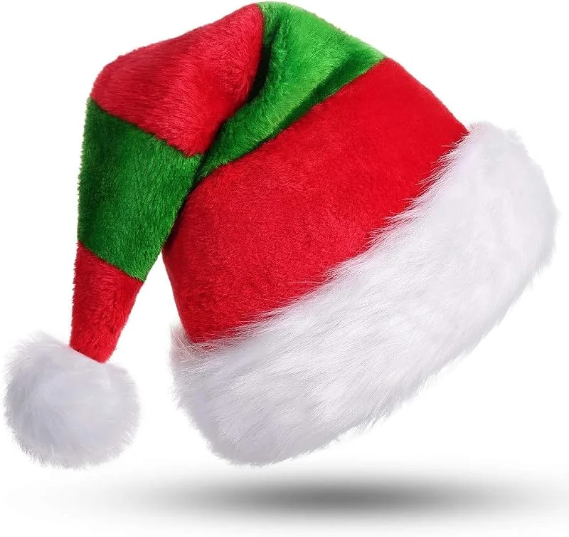 Visita la tienda de CITÉTOILE CITETOILE Gorro de Navidad unisex para adulto, sombrero de terciopelo de lujo, clásico gorro de Papá Noel para decoración de Halloween — Ropa Navidad