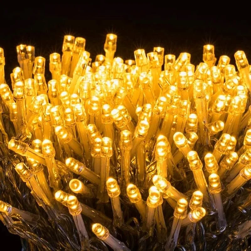 Visita la tienda de Avoalre Avoalre Guirnalda Luces Exterior 100M 1000 LED para Navidad 8 Modos, Función de Memoria, Impermeable IP44 Decoración para Interior, Exterior, Árbol, Fiesta, Jardín - Blanco Cálido — Decoracion Navidad