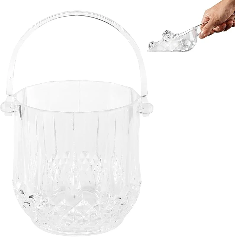 Visita la tienda de MOUMOUTEN Cubitera Cristal Acrílico Transparente Enfriador para Vino Cerveza Champán — Vino y mesa festiva