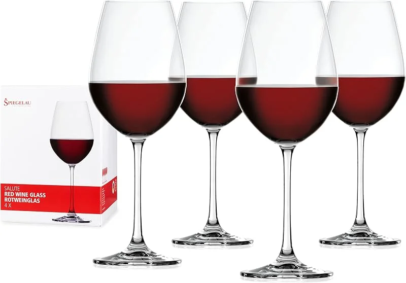 Spiegelau Salute Rotweinglas Set, 4 4720171 — Vino y mesa festiva