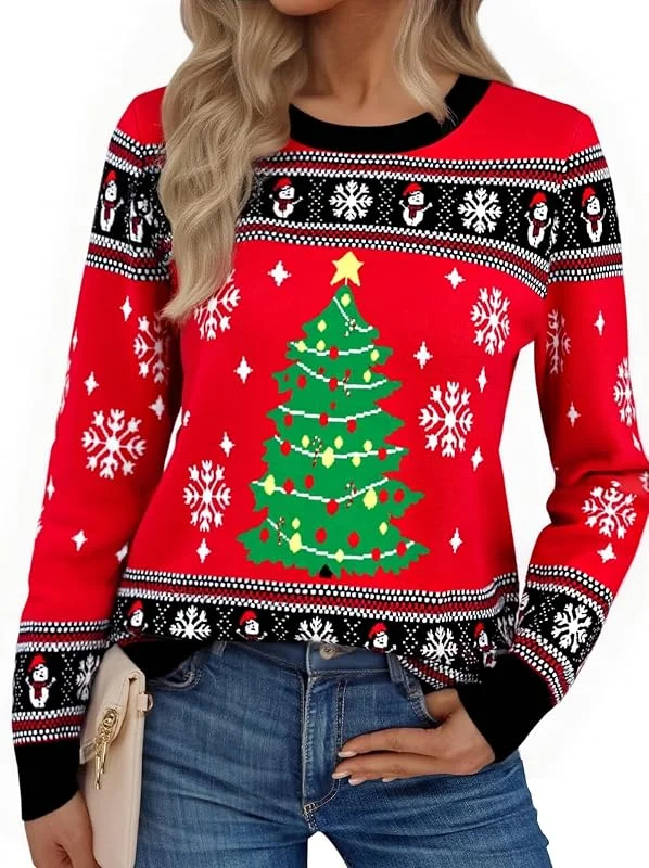 Visita la tienda de Jezonga Jersey Navidad Mujer Invierno — Ropa Navidad