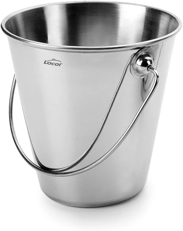 Visita la tienda de LACOR LACOR - Cubo Mini, Acero Inoxidable, Gris, 12x5x12 cm - Hostelería y Buffet — Vino y mesa festiva