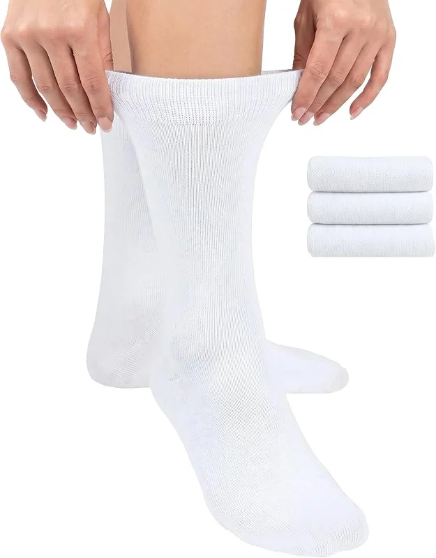 Visita la tienda de Hugh Ugoli Hugh Ugoli Calcetines de Media Caña Mujer de Bambú Suaves, 3 Pares, Calcetines Finos para Negocios, Pantalón y Uso Casual, Talla: 36-39, 39-43 — Ropa Navidad