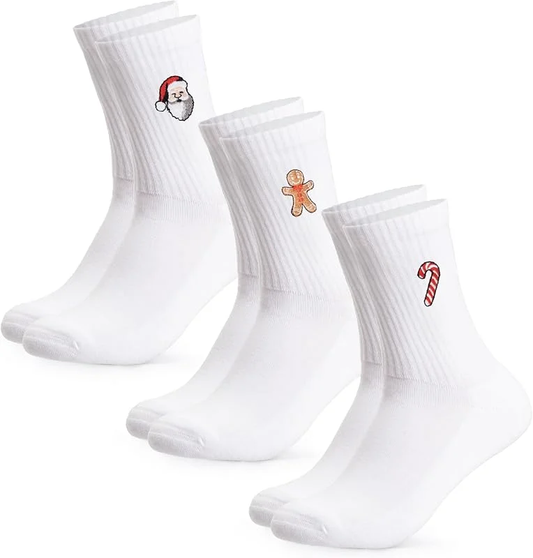 Visita la tienda de Occulto Occulto Calcetines Deporte Navidad para Mujer & Hombre 3 Pares (modelo: Claus) — Decoracion Navidad