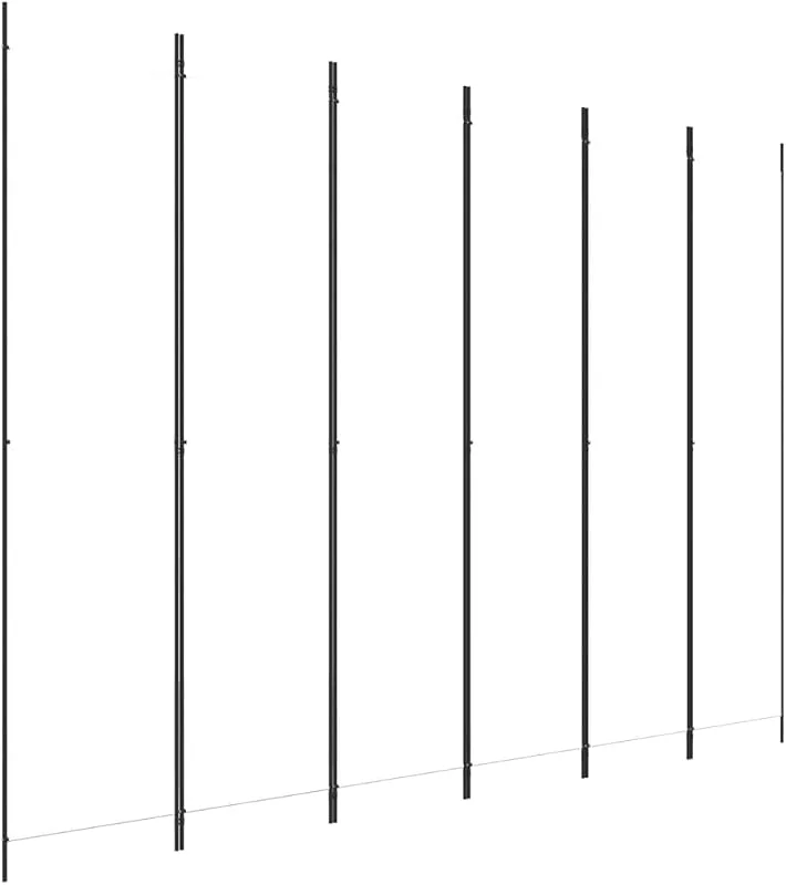 Visita la tienda de vidaXL vidaXL Biombo Divisor de 6 Paneles de Tela Blanco 300x220 cm — Decoracion Navidad