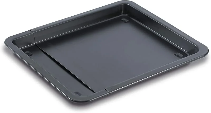 Visita la tienda de Grizzly Grizzly Bandeja Universal para Horno Extensible - 33-52 cm - Antiadherente - Acero al Carbono - Negro — Hogar y cocina