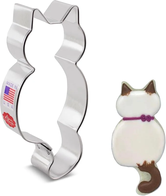 Visita la tienda de Ann Clark Cookie Cutters Ann Clark Cookie Cutters Cortador de galletas gatito adorable - 10, 2 cm — Hogar y cocina