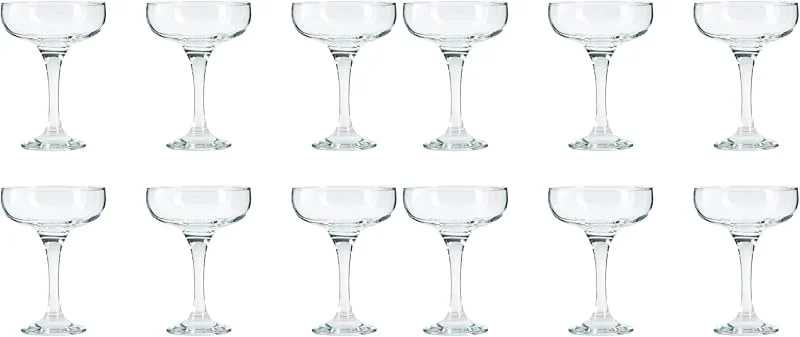 Glasshop LAV - Set de 6 copas de champagne 235 cc Misket (Paquete de 2) — Vino y mesa festiva