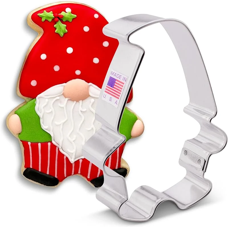 Visita la tienda de Ann Clark Cookie Cutters Cortador de galletas Gnome, 10 cm, fabricado en los Estados Unidos por Ann Clark Cookie Cutters — Hogar y cocina