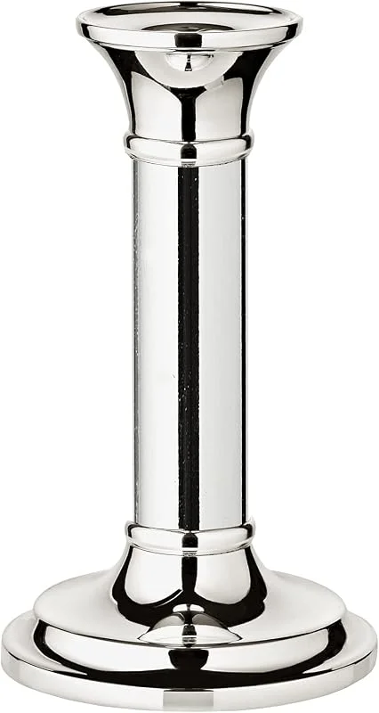 Visita la tienda de EDZARD EDZARD Candelero Fiona (H 15 cm), plateado resistente al deslustre — Cena a la luz de velas