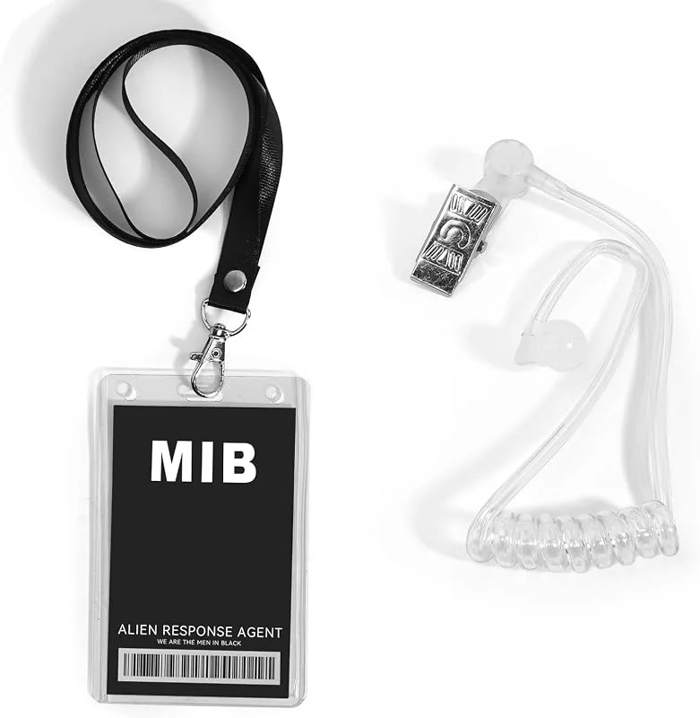 TAXTYHRE Accesorios de Agente, Tarjeta de Identificación con Cordón, Agente Disfraz Accesorios, para Hombres Mujeres Niños para Halloween Navidad Cosplay — Ropa Navidad